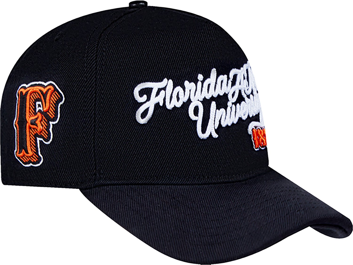 Pro Standard Men's Florida A&M University Vault Script Varsity Pinchfront Snapback Hat - view number 5