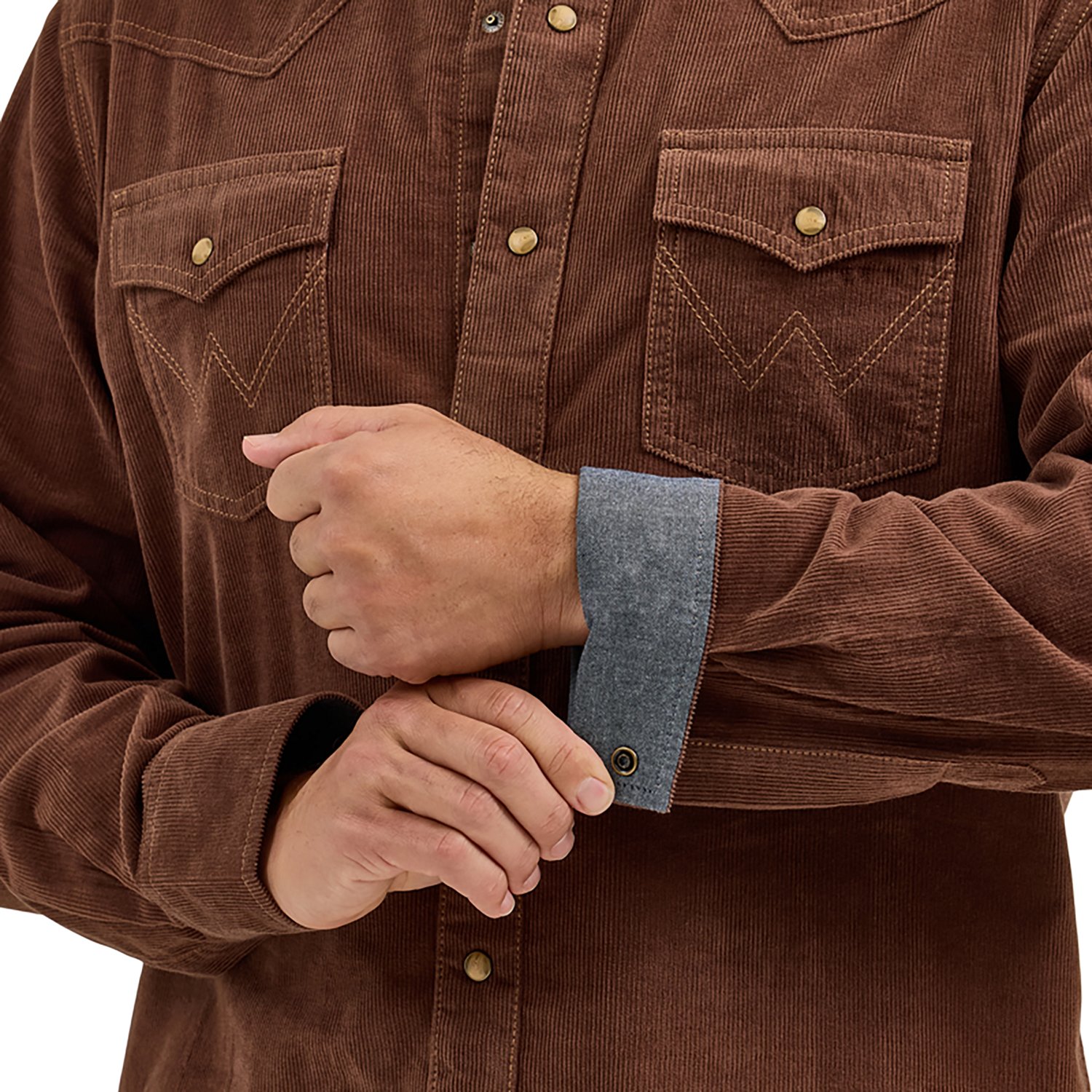 Wrangler Men's Retro® Premium Long Sleeve Modern Fit Western Snap Plaid Shirt - view number 5