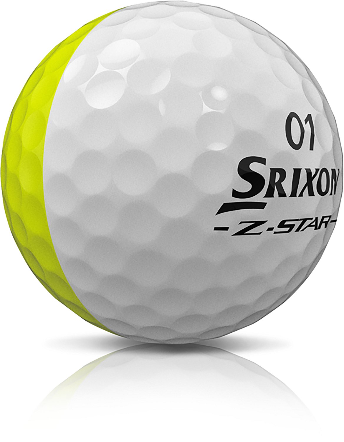 SRIXON Z-STAR DIVIDE 50/50 White/Tour Yellow Golf Balls 12-Pack - view number 5