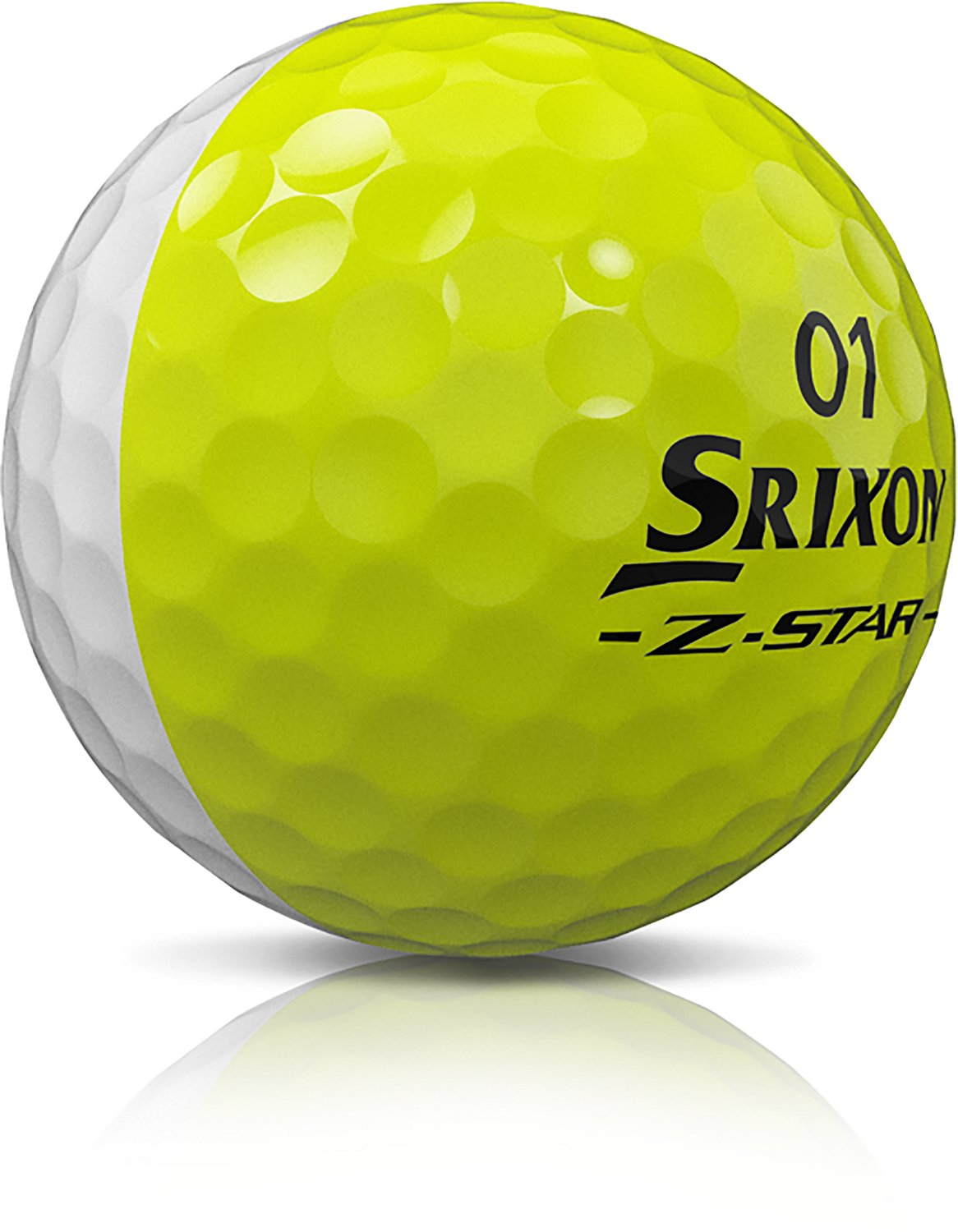 SRIXON Z-STAR DIVIDE 50/50 White/Tour Yellow Golf Balls 12-Pack - view number 6