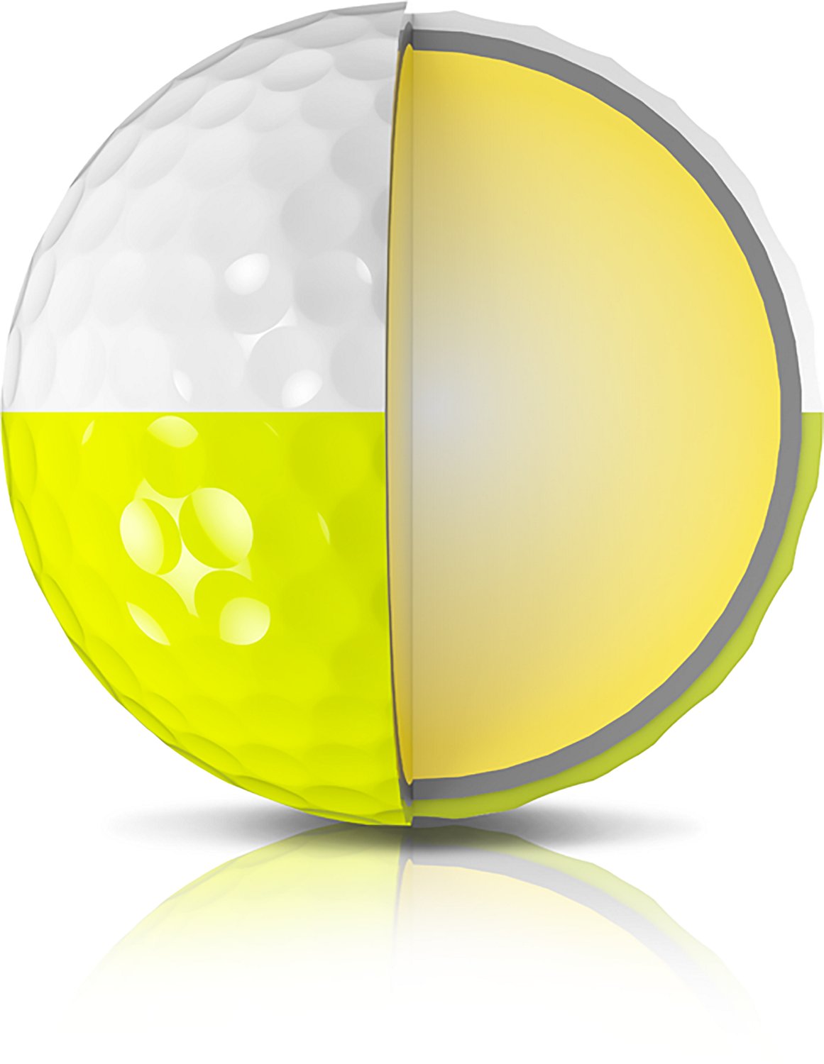 SRIXON Z-STAR DIVIDE 50/50 White/Tour Yellow Golf Balls 12-Pack - view number 8