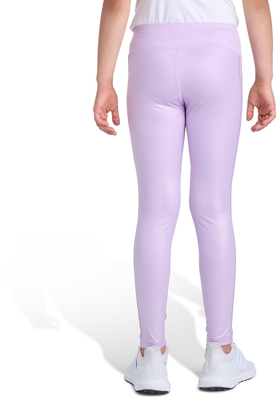 adidas Girls' 3-Stripes Glam Leggings - view number 2