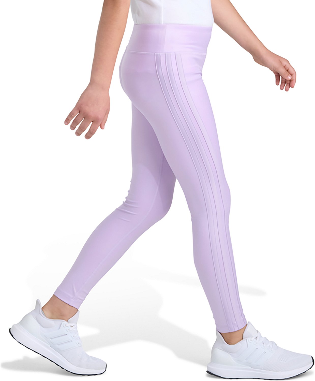 adidas Girls' 3-Stripes Glam Leggings - view number 4