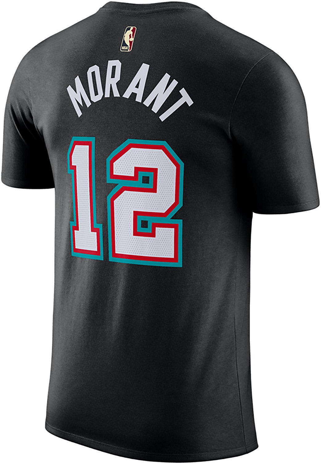 Nike Men's Memphis Grizzlies Ja Morant Hardwood Classic Name and Number Short Sleeve T-shirt - view number 2