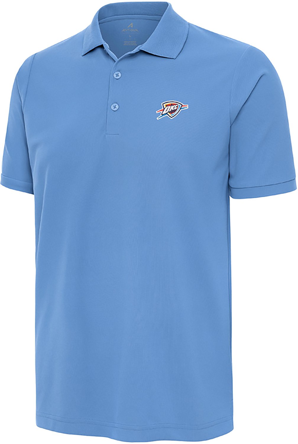 Antigua Men's Oklahoma City Thunder Legacy Pique Polo Shirt - view number 2