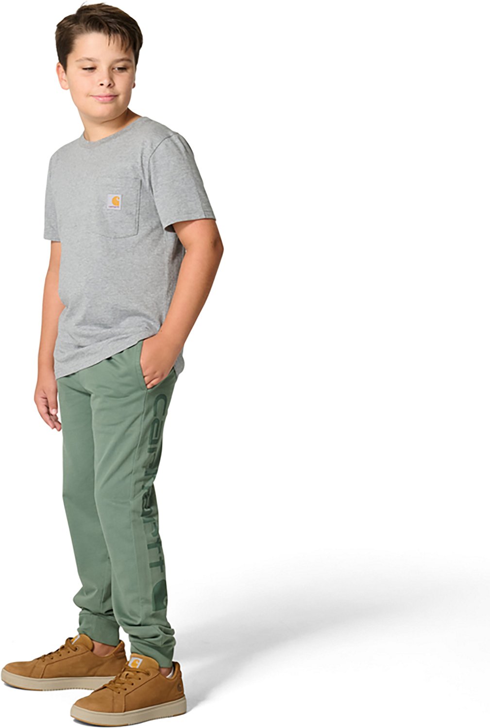 Carhartt Boys' Logo Sweatpants - view number 4