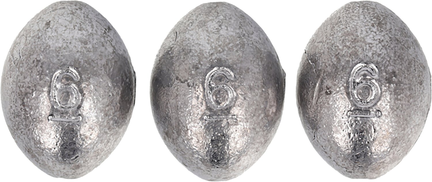 Eagle Claw Cat Claw 6 oz Egg Sinker Weights 3-Pack - view number 2