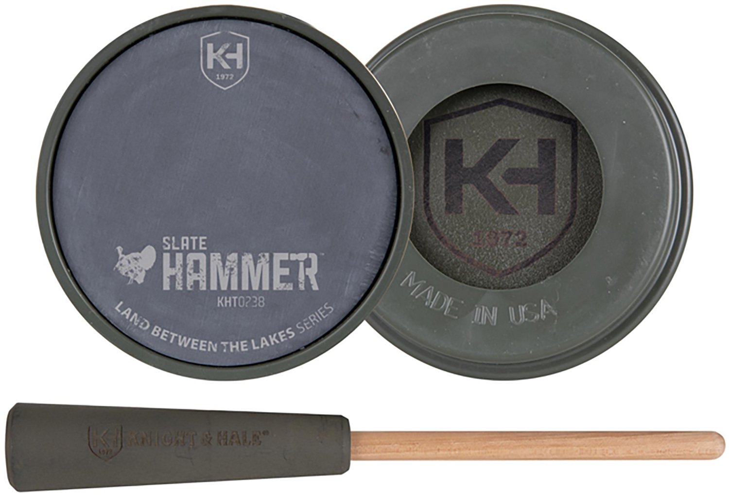 Knight & Hale Land Between the Lakes Series Hammer Slate Pot Call