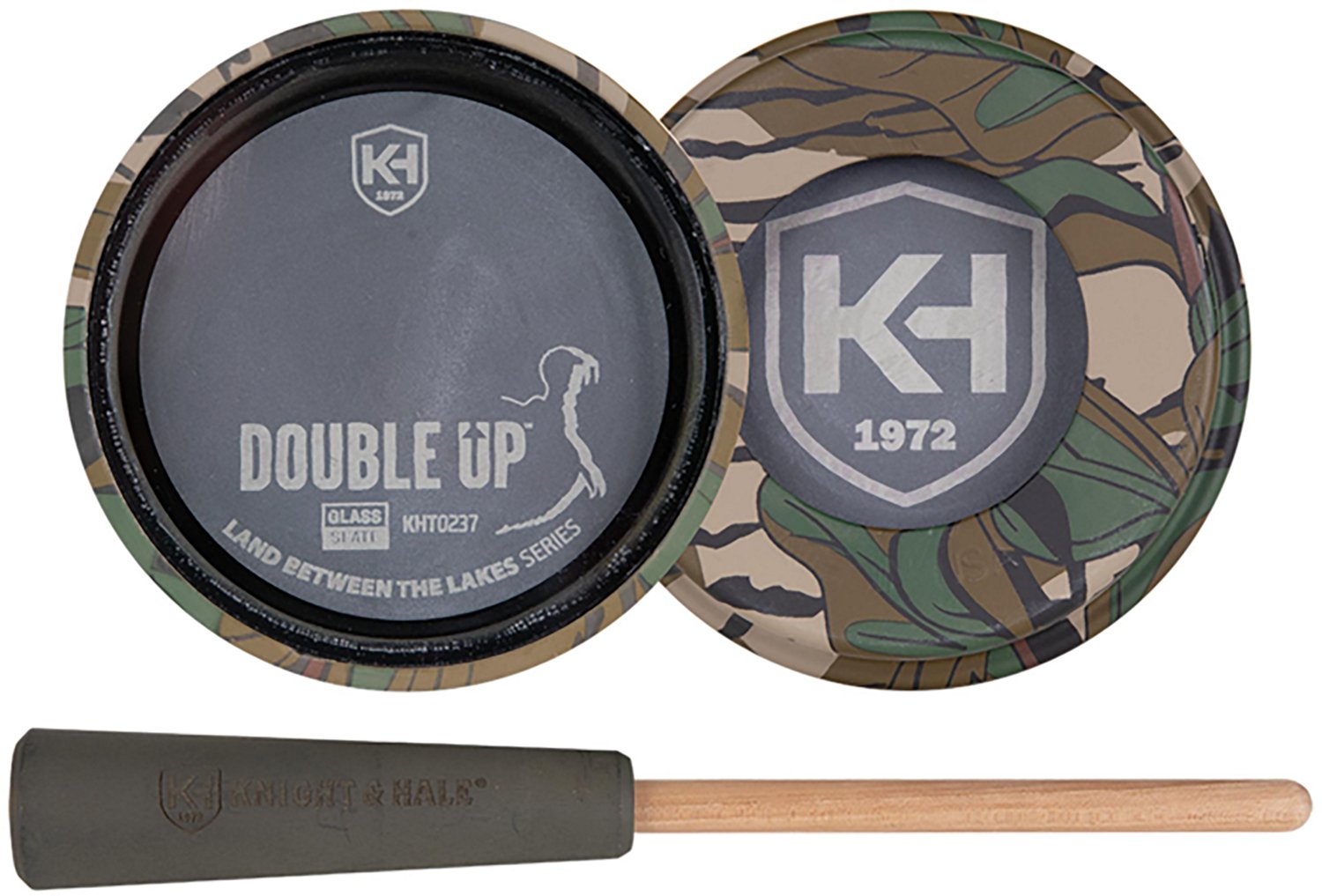 Knight & Hale Land Between the Lakes Series Double Up Glass/Slate Pot Call