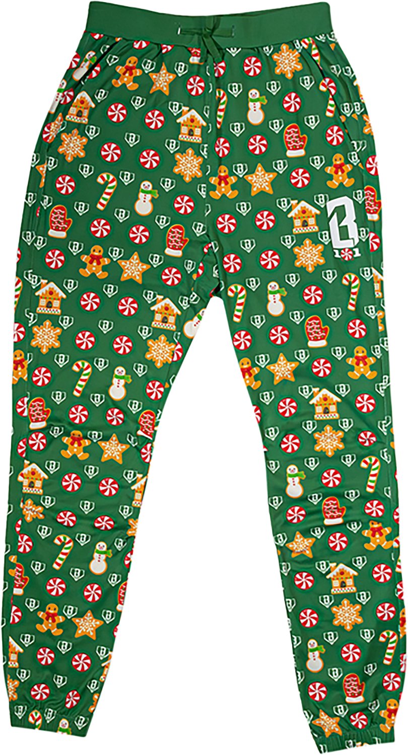 Baseball Lifestyle 101 Adults' Holiday Home Plate Pajama Pants