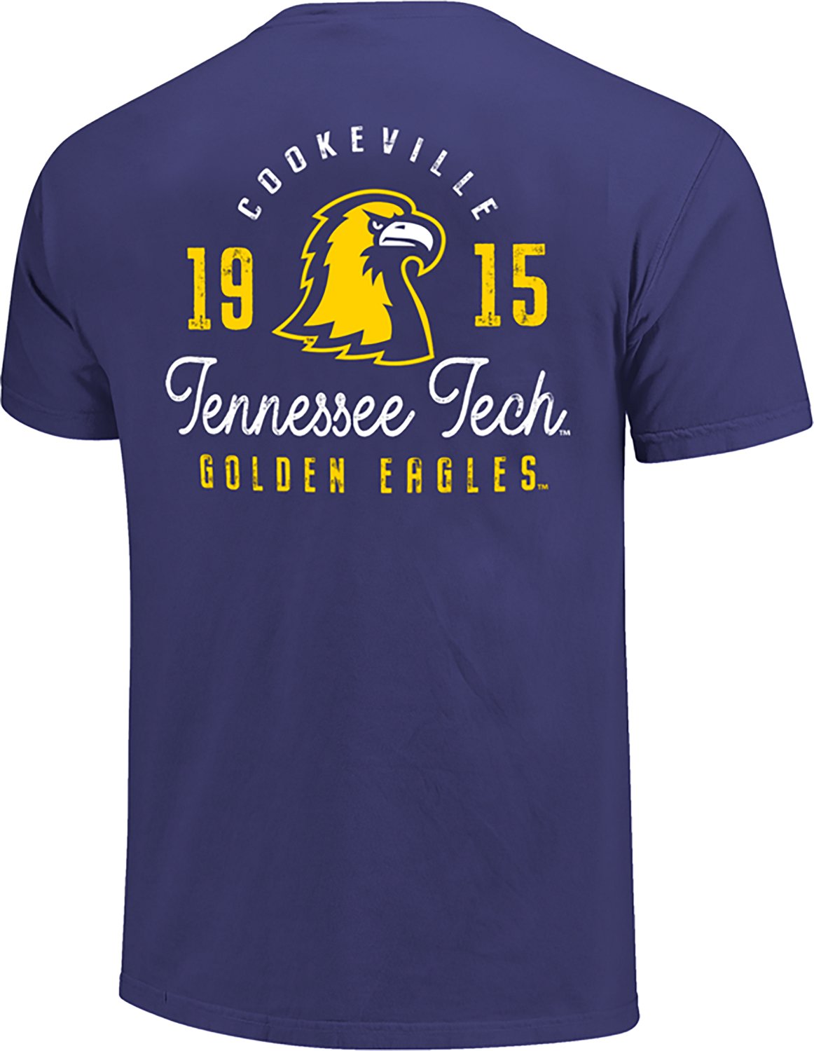 Image One Men's Tennessee Tech University Distressed Type Graphic T-shirt - view number 3