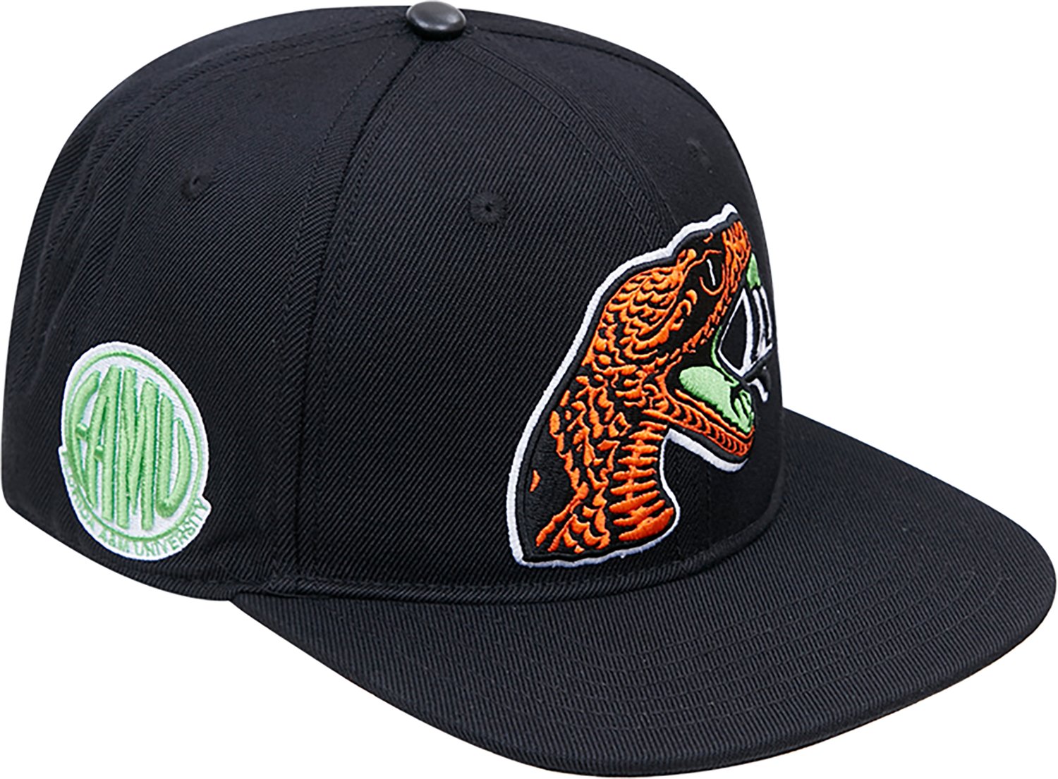 Pro Standard Men's Florida A&M University Primary Logo Mascot Classic Snapback Cap - view number 2