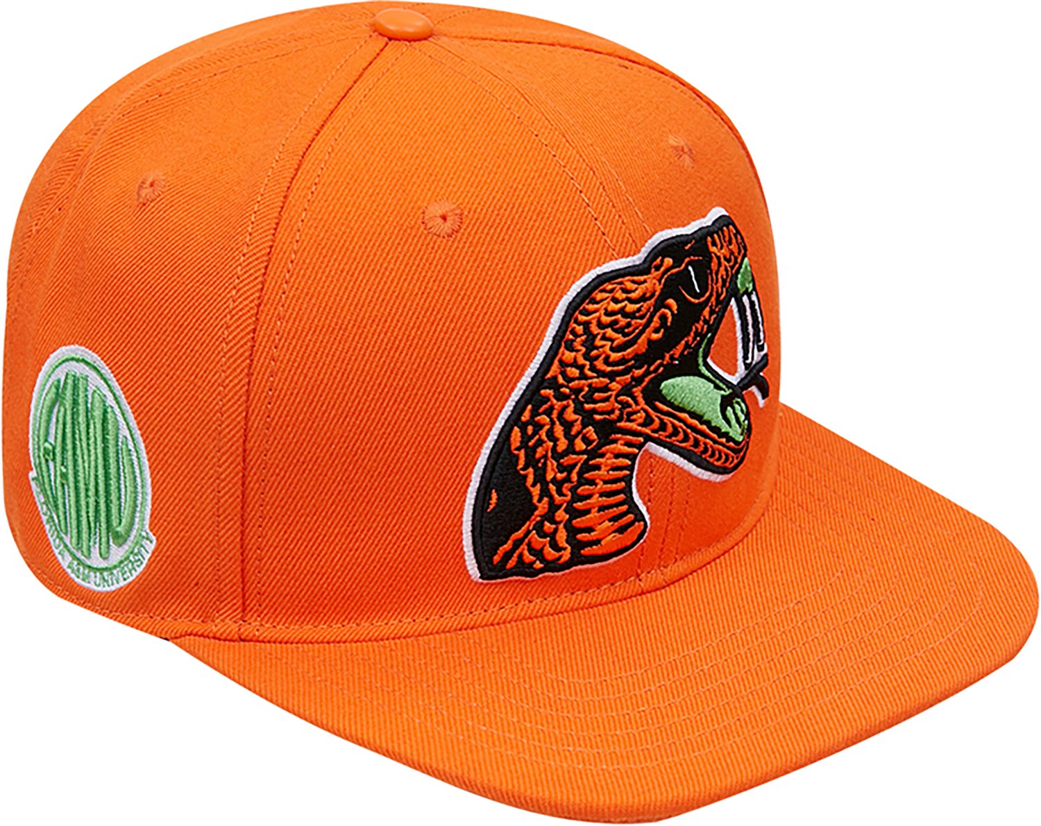 Pro Standard Men's Florida A&M University Primary Logo Mascot Classic Snapback Cap - view number 2