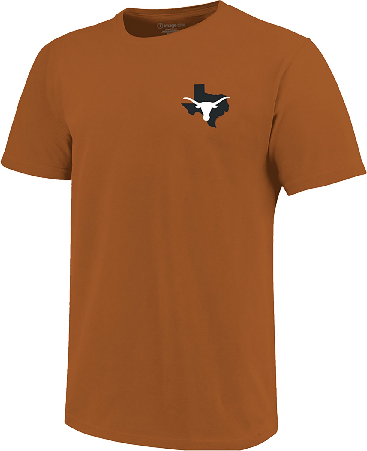 Image One Youth's University of Texas Longhorns Sketched Mascot Stack Short Sleeve T-shirt - view number 2
