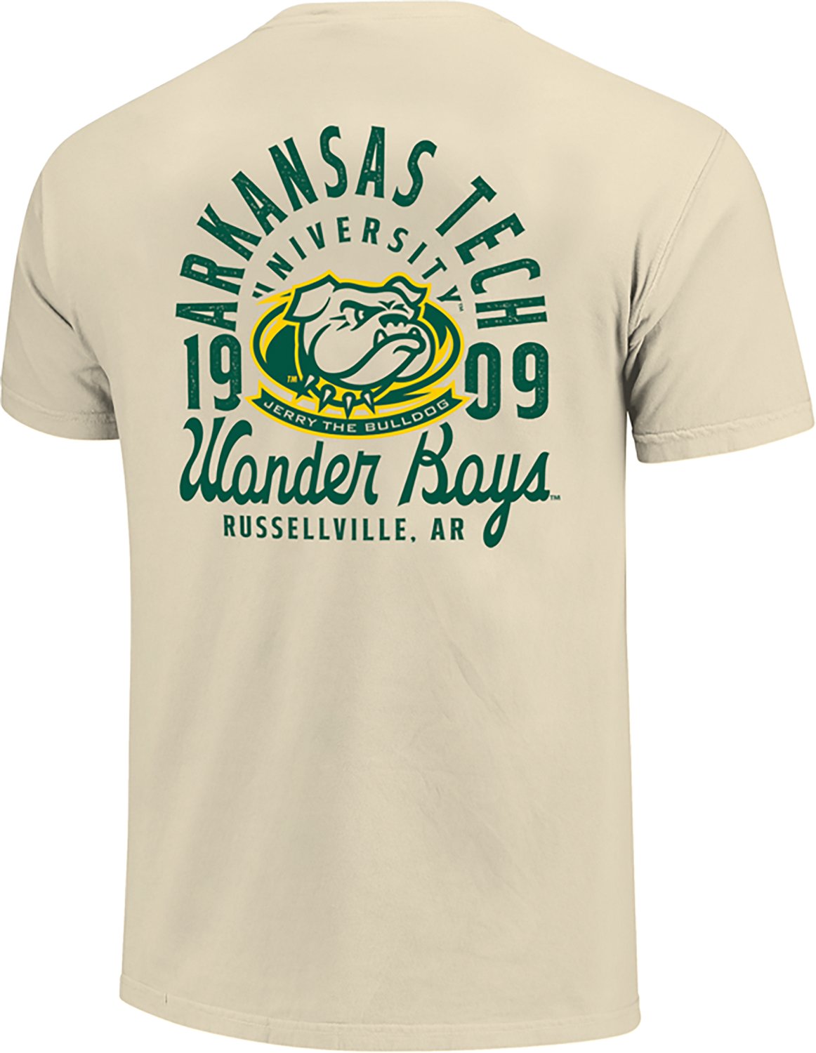 Image One Men's Arkansas Tech Wonder Boys Mascot Overlay Short Sleeve T-shirt - view number 4