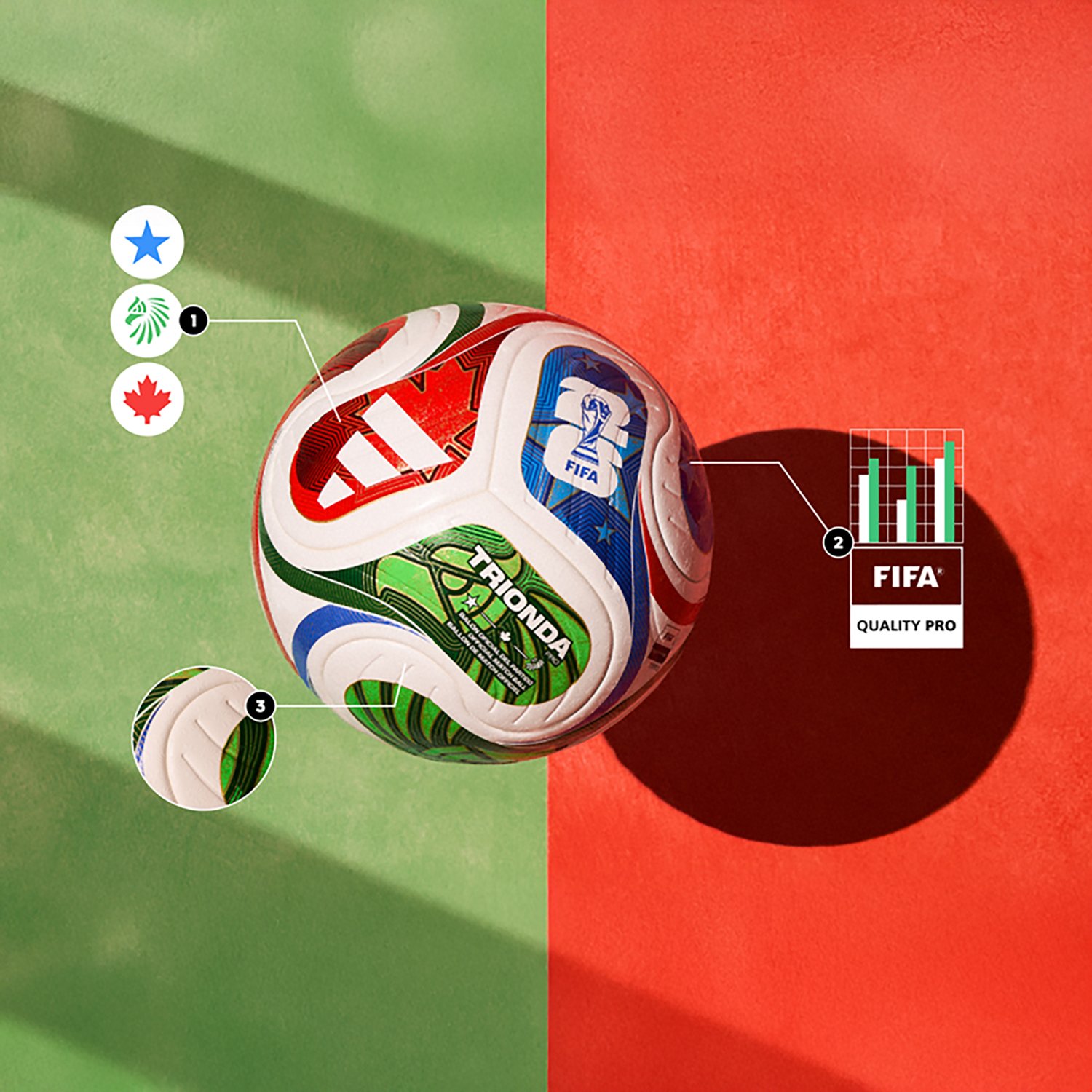 adidas FIFA World Cup 2026™ TRIONDA League Soccer Ball - view number 6