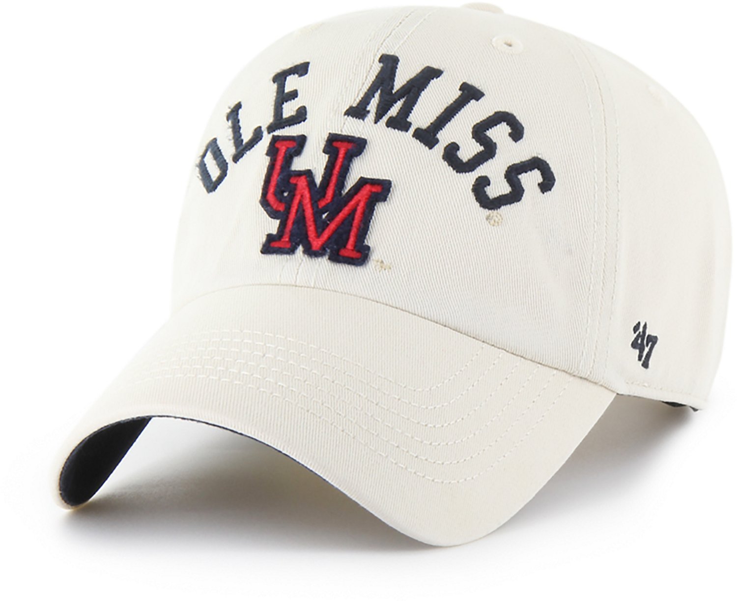 ‘47 University of Mississippi Adults’ Clubhouse Faber Clean Up Cap - view number 2