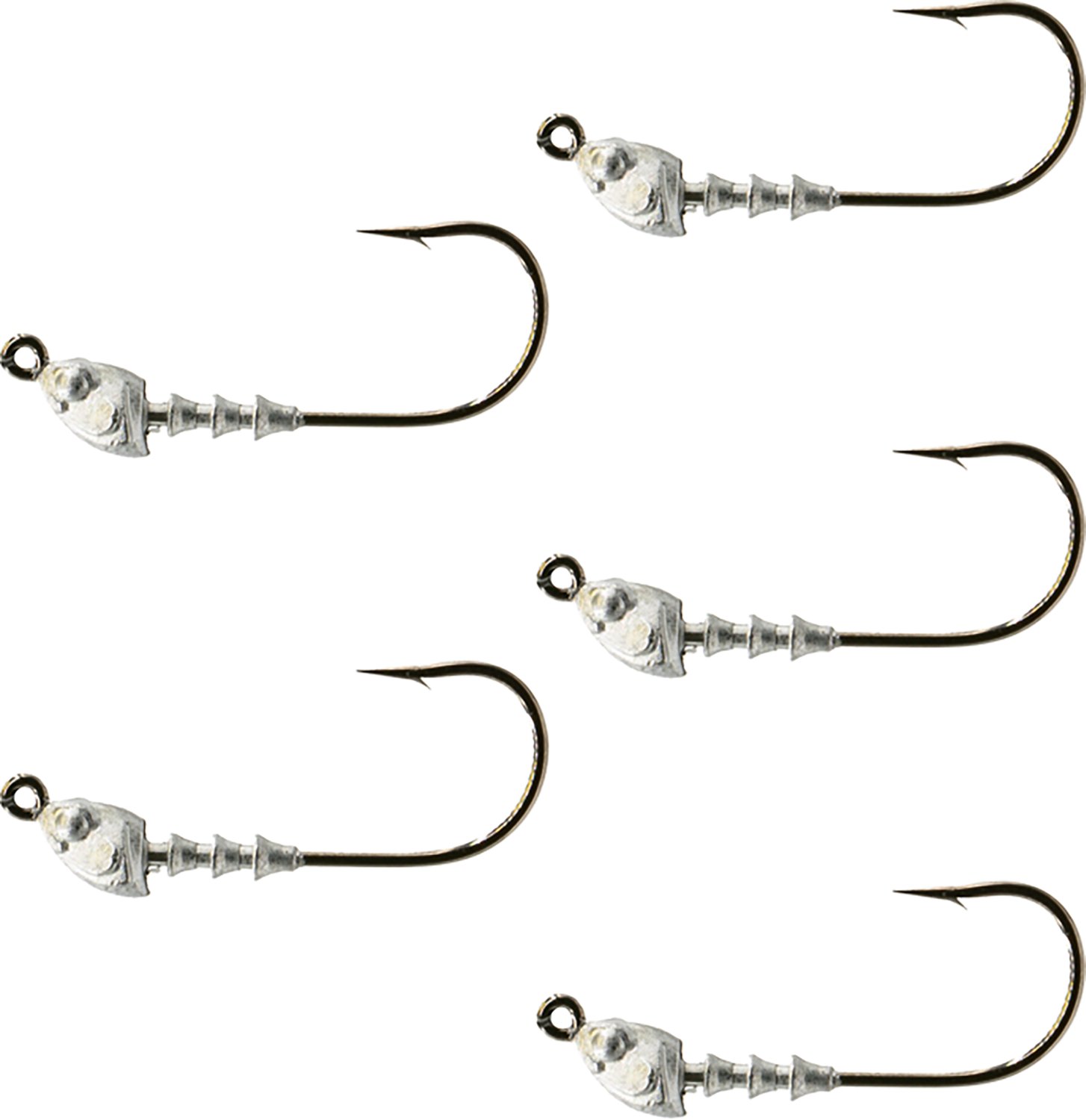 6th Sense Lures 1/4 oz. In Shore Jigheads 5-Pack