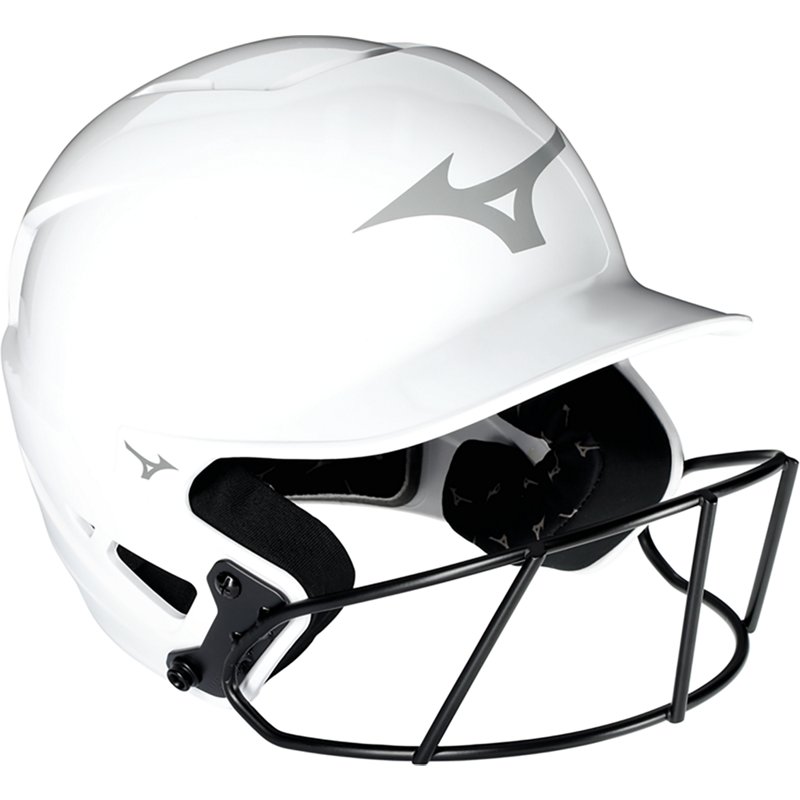 Mizuno F6 Softball Batting Helmet, Women's, Small/Medium, White