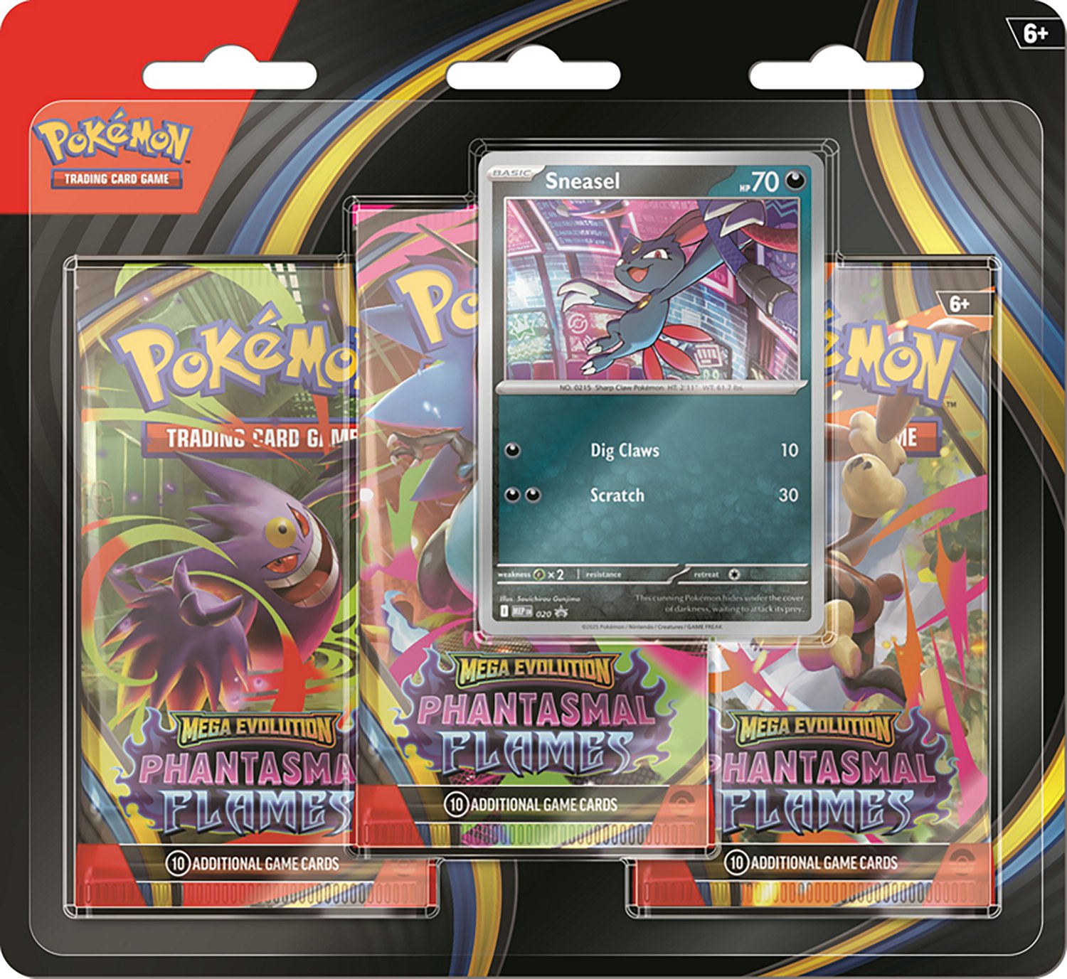 Pokémon Mega Evolutions 2: Phantasmal Flames 3 Booster Blister - view number 2