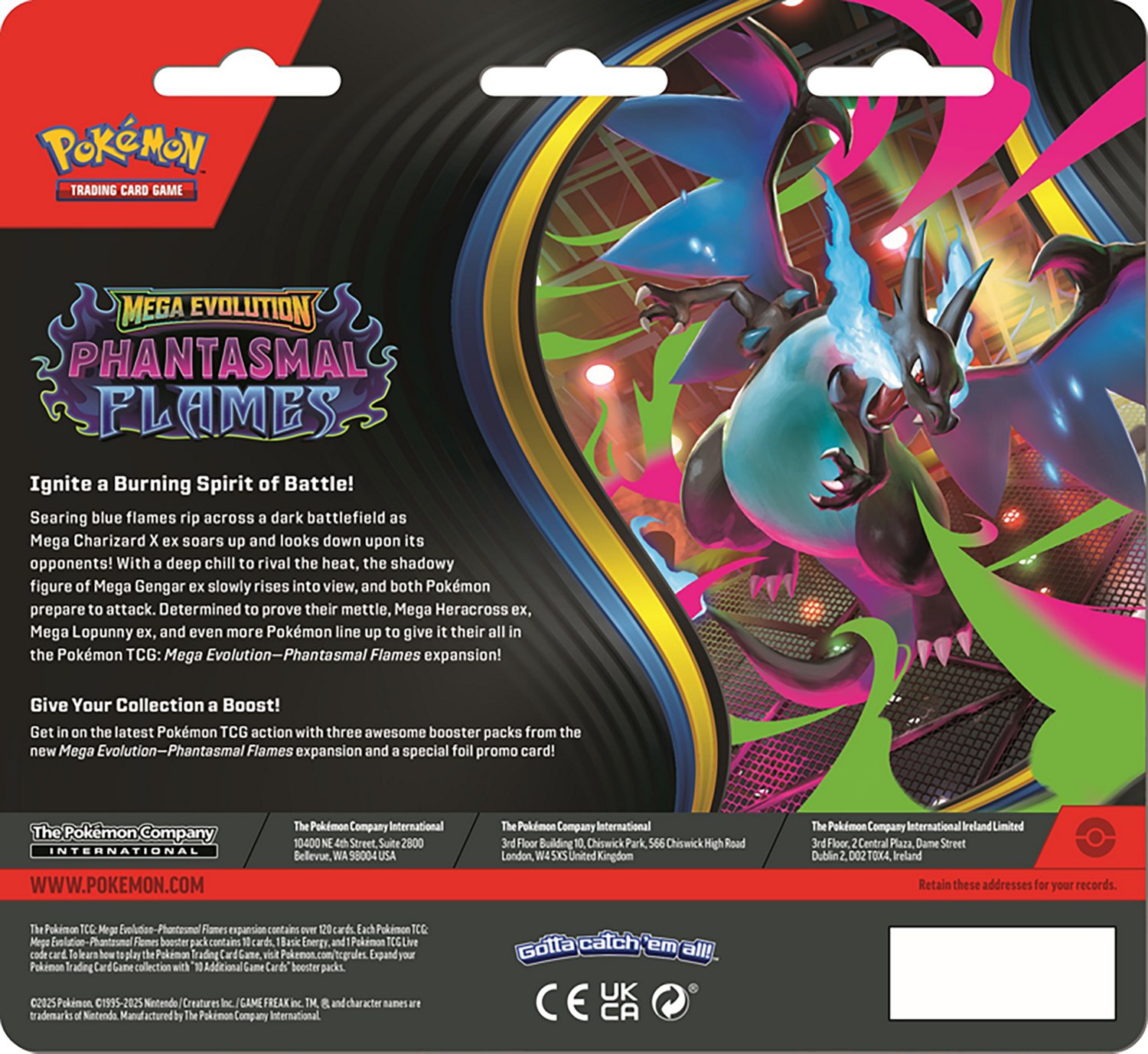 Pokémon Mega Evolutions 2: Phantasmal Flames 3 Booster Blister - view number 3