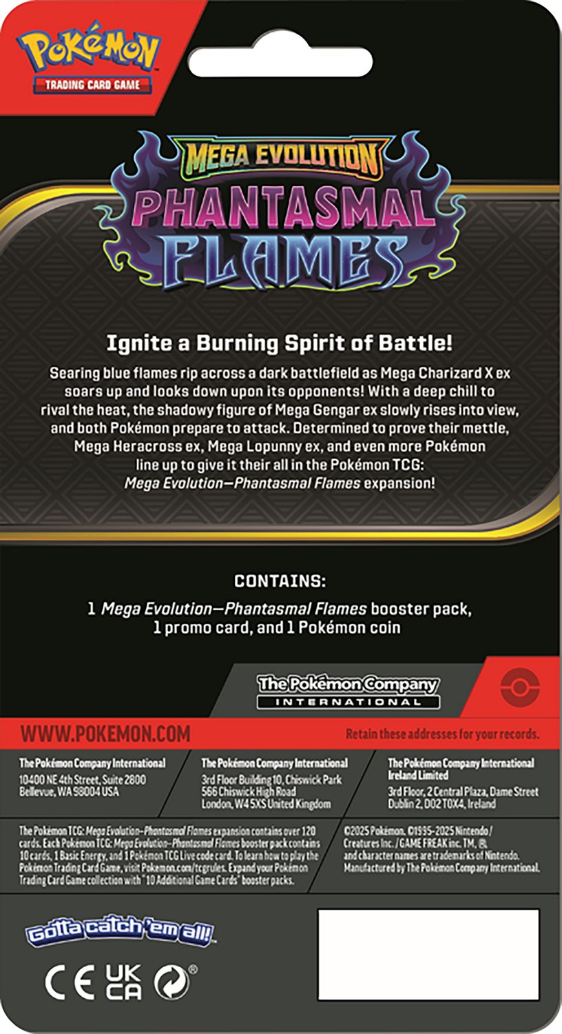 Pokémon Mega Evolutions 2: Phantasmal Flames Checklane Blister - view number 3