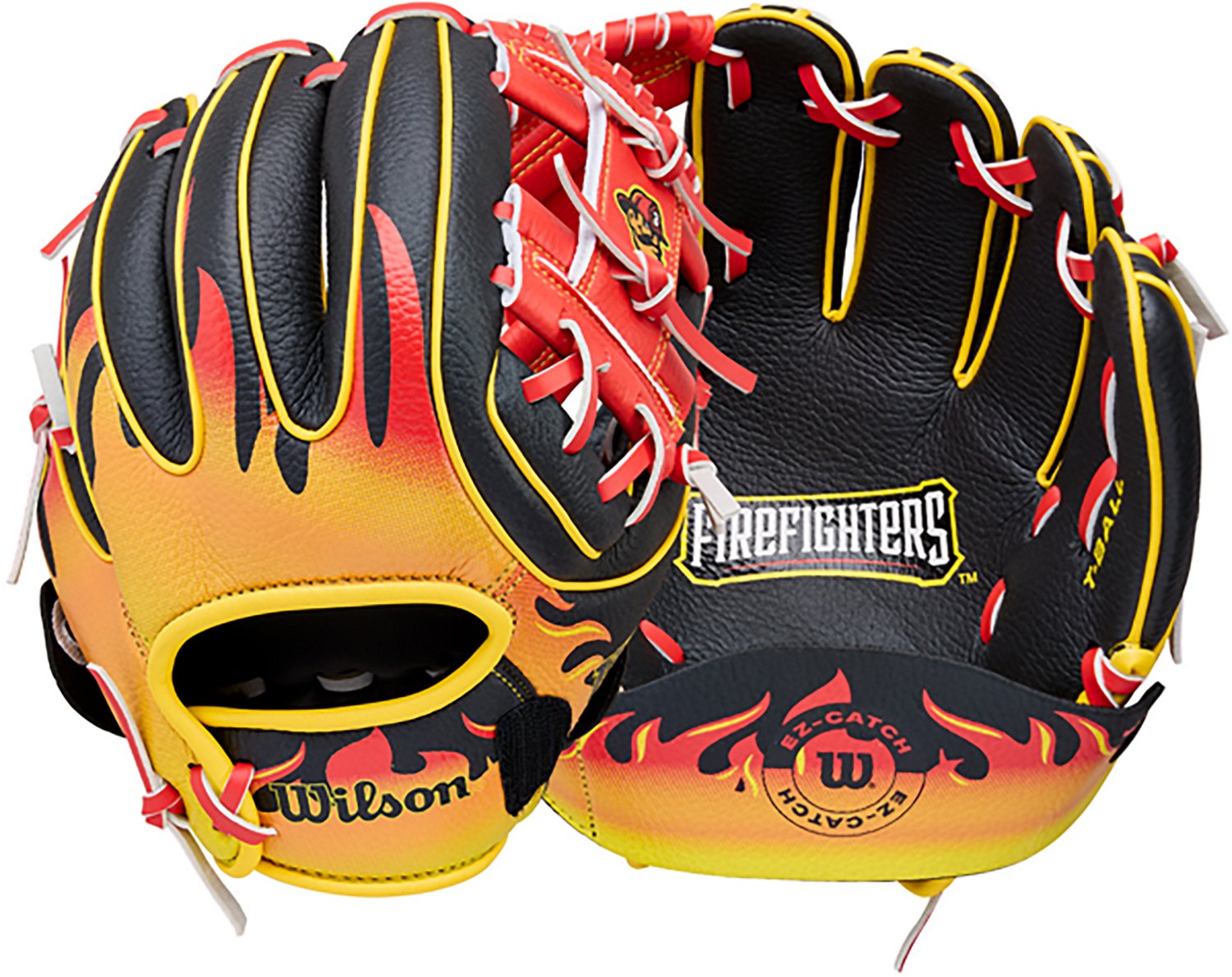 Wilson A200 10 in Firefighters EZ Catch T-Ball Glove