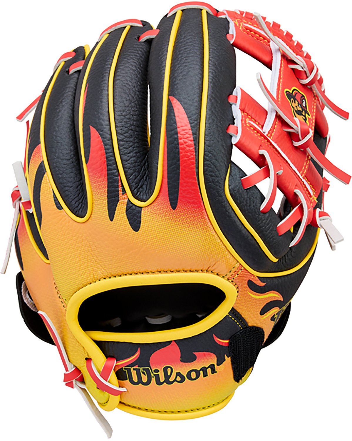 Wilson A200 10 in Firefighters EZ Catch T-Ball Glove  - view number 2