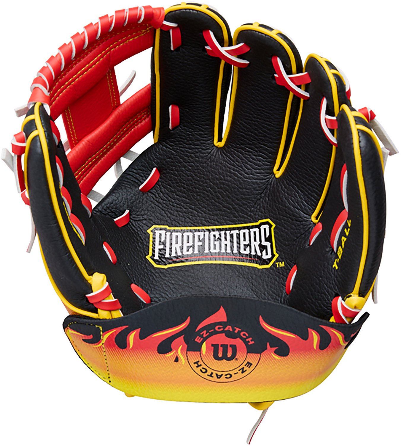Wilson A200 10 in Firefighters EZ Catch T-Ball Glove  - view number 3