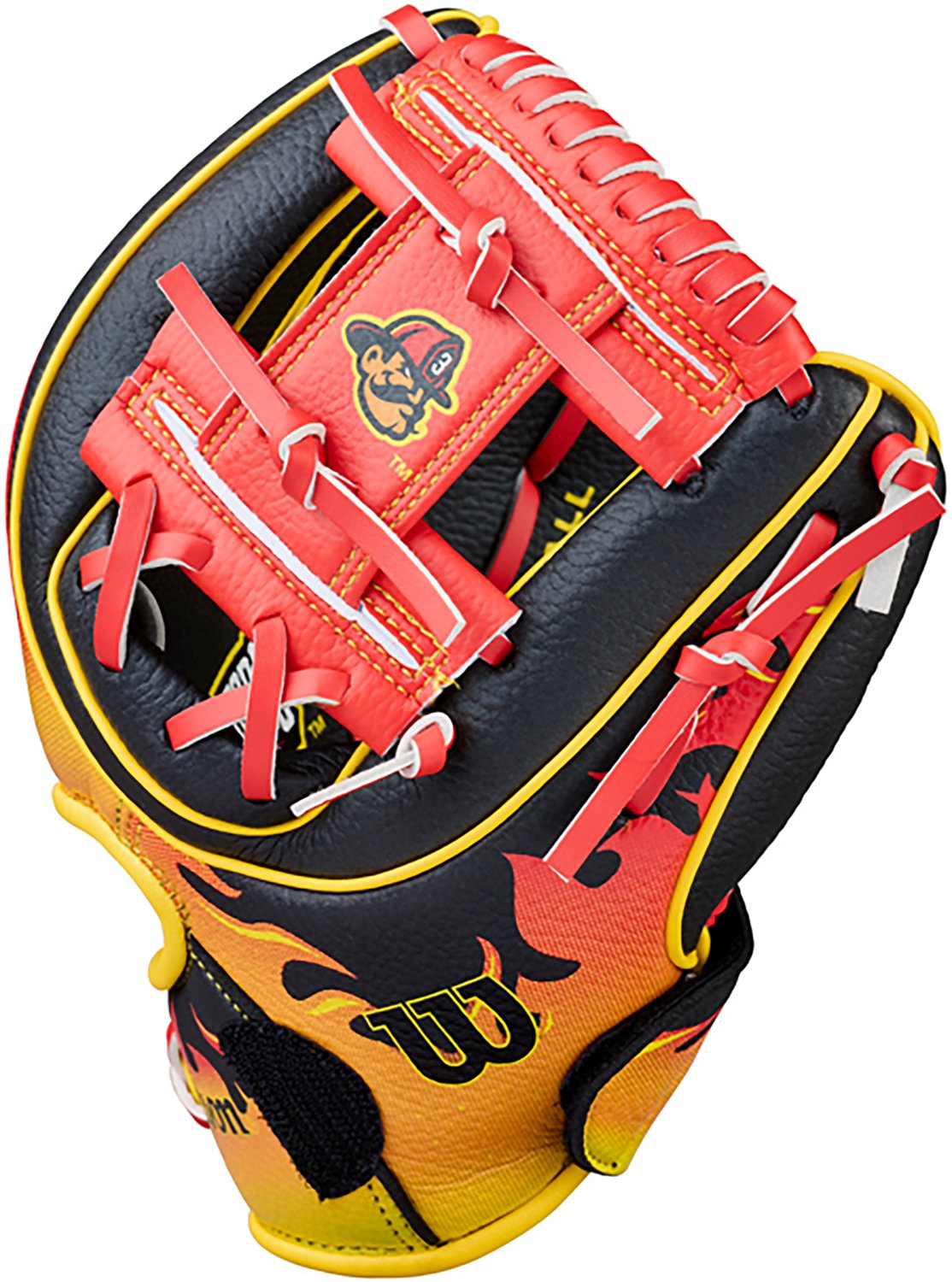 Wilson A200 10 in Firefighters EZ Catch T-Ball Glove  - view number 4