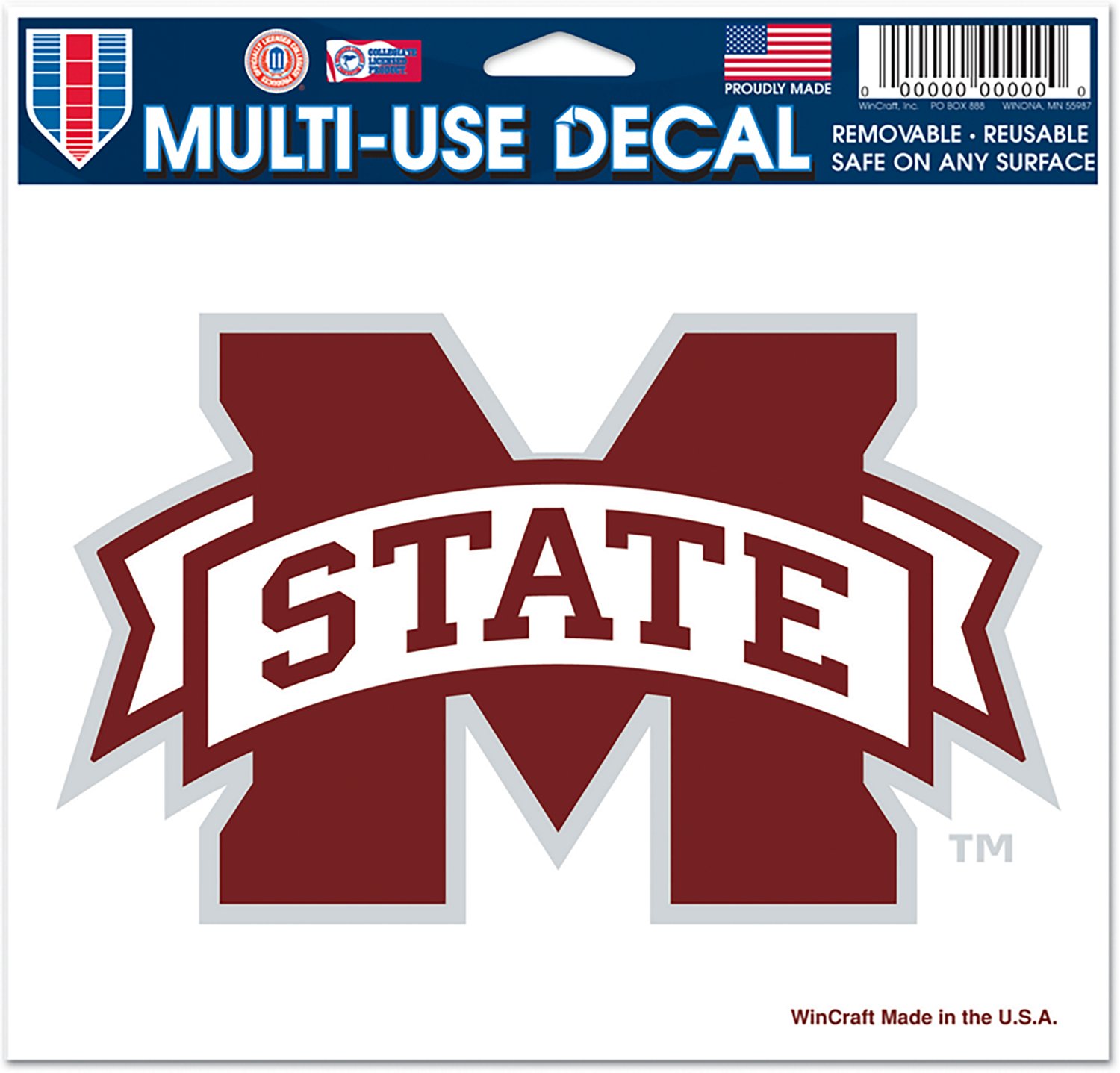 WinCraft Mississippi State University Multi-Use Decal