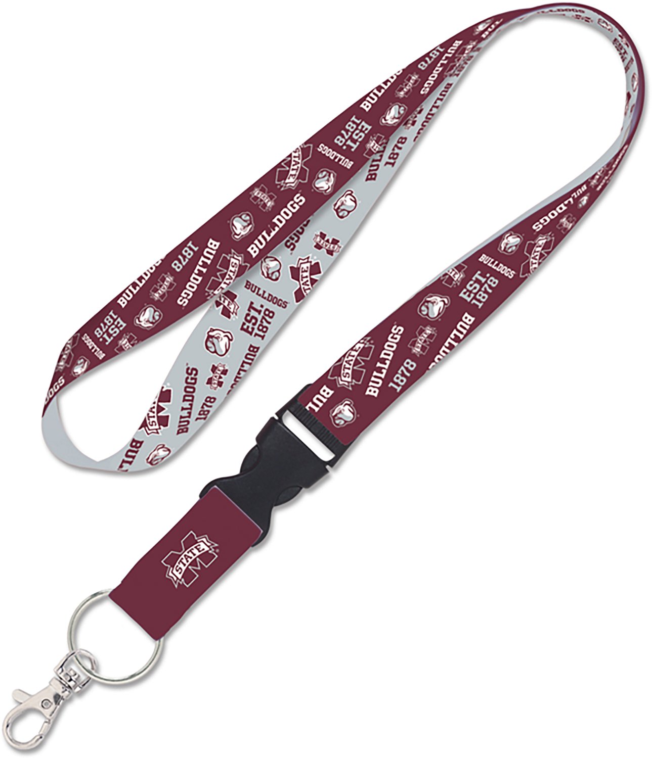 WinCraft Mississippi State University 1 in Lanyard with Detachable Buckle