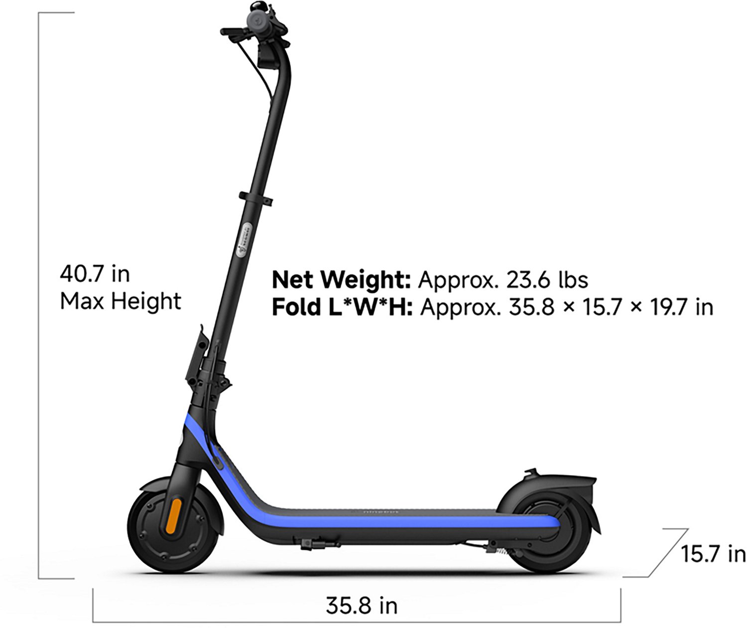 Segway Kids' Ninebot C2 Pro E-KickScooter - view number 5
