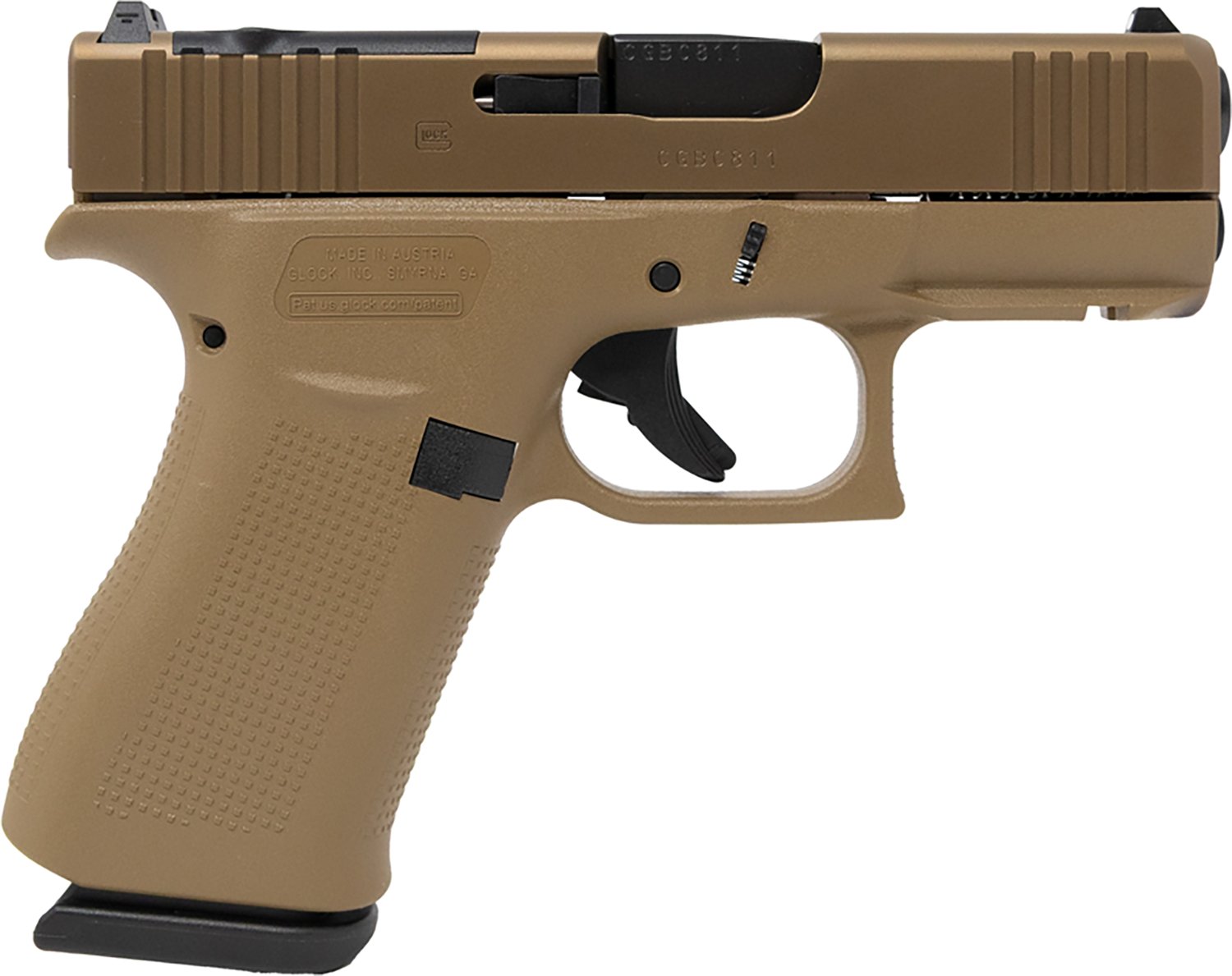 GLOCK 43X 9mm Luger Semi Automatic Pistol