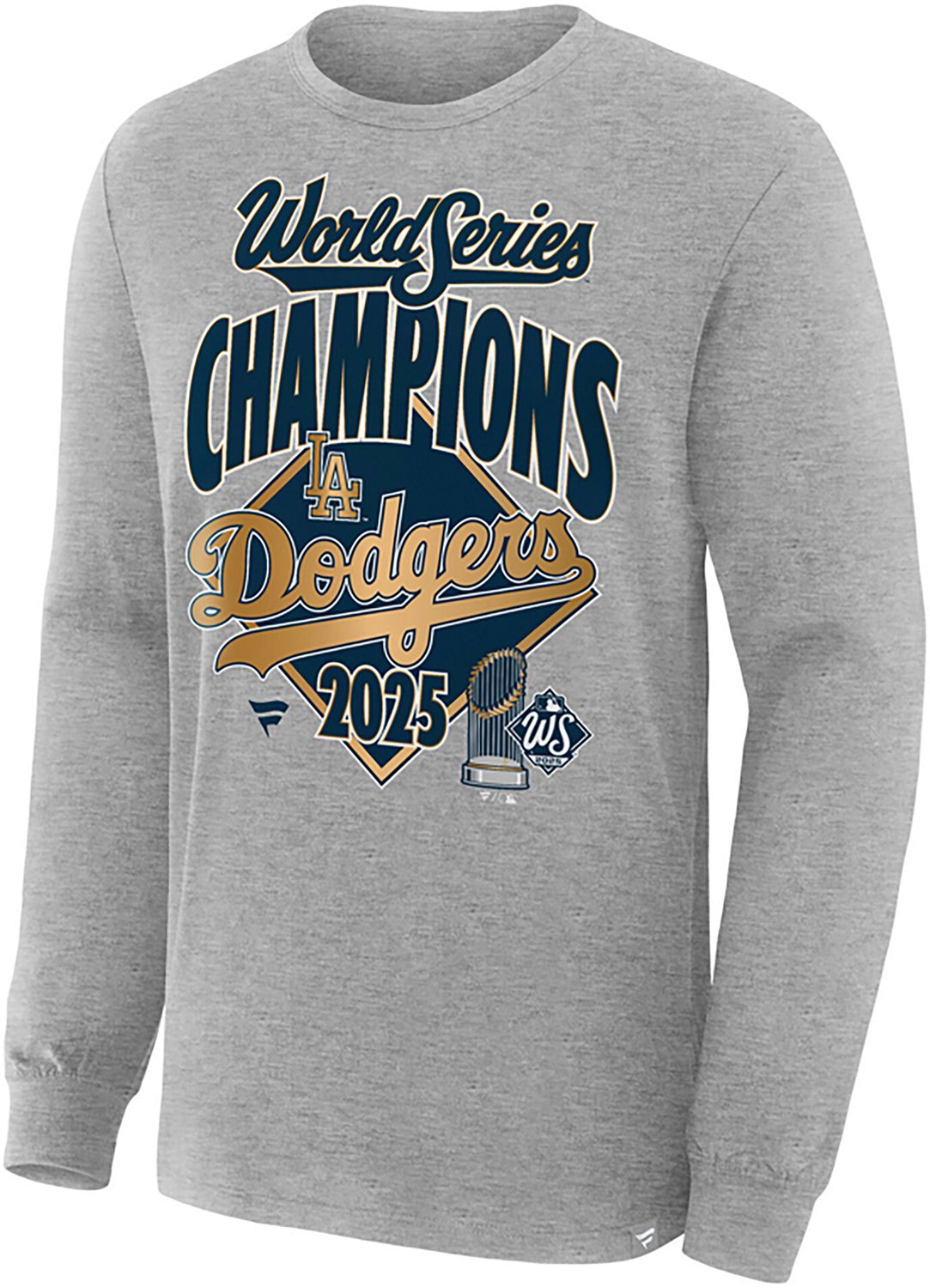 Fanatics Men's Los Angeles Dodgers World Series Champions Locker Room Long Sleeve T-Shirt - view number 2