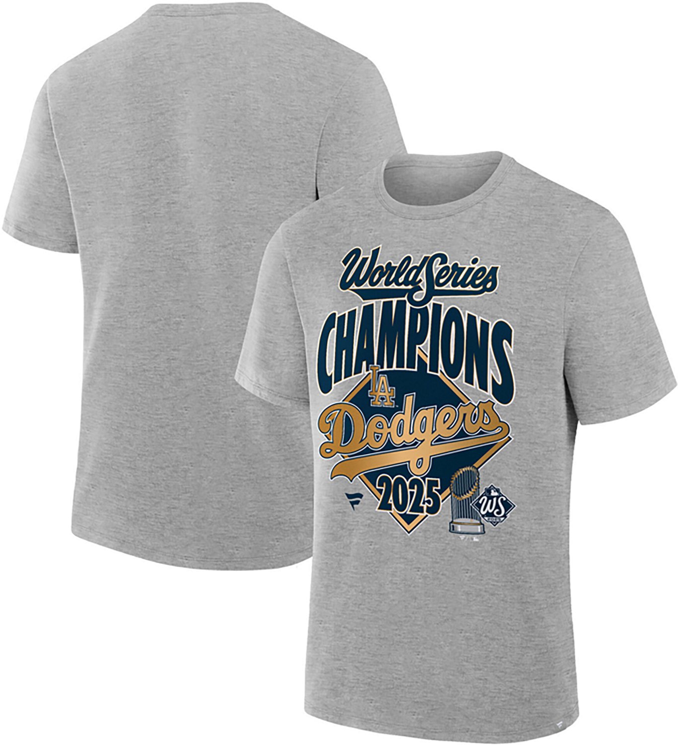 Fanatics Men's Los Angeles Dodgers Mlb World Series Champions Replica Locker Room T-Shirt