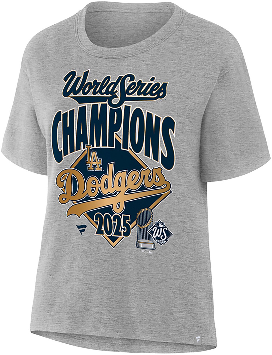 Fanatics Women's Los Angeles Dodgers World Series Champions Locker Room Short Sleeve T-Shirt - view number 2