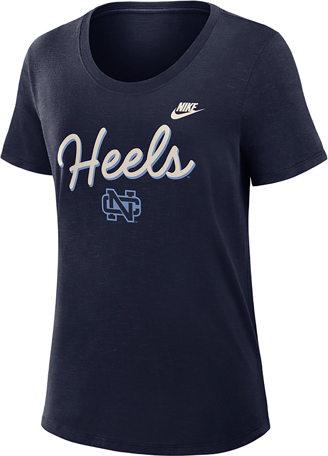 Nike Women's North Carolina Tar Heels Script Vault Logo Legacy Slub Short Sleeve T-shirt - view number 2