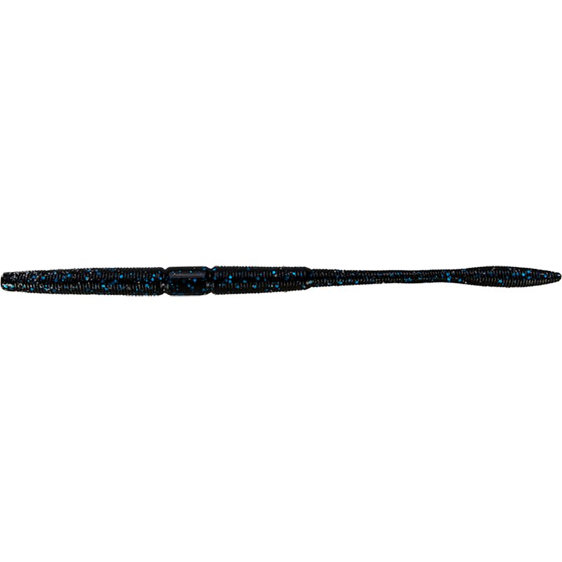 Big Bite Baits Nekorama Worm - Matte Black/Blue
