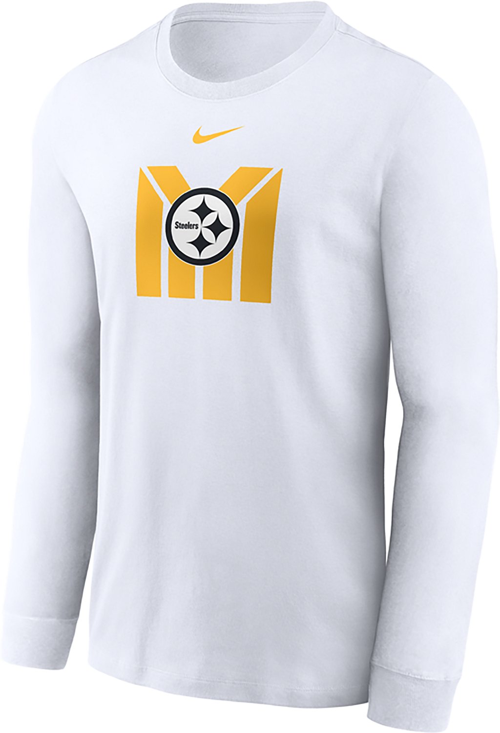Nike Men's Pittsburgh Steelers Team Outline Alt Long Sleeve T-shirt - view number 2