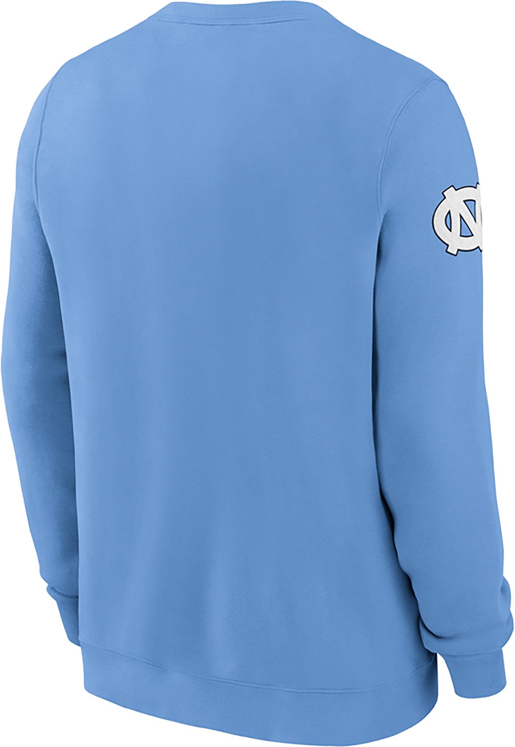 Jordan Men's University of North Carolina School Block Club Fleece Crew Sweatshirt - view number 3