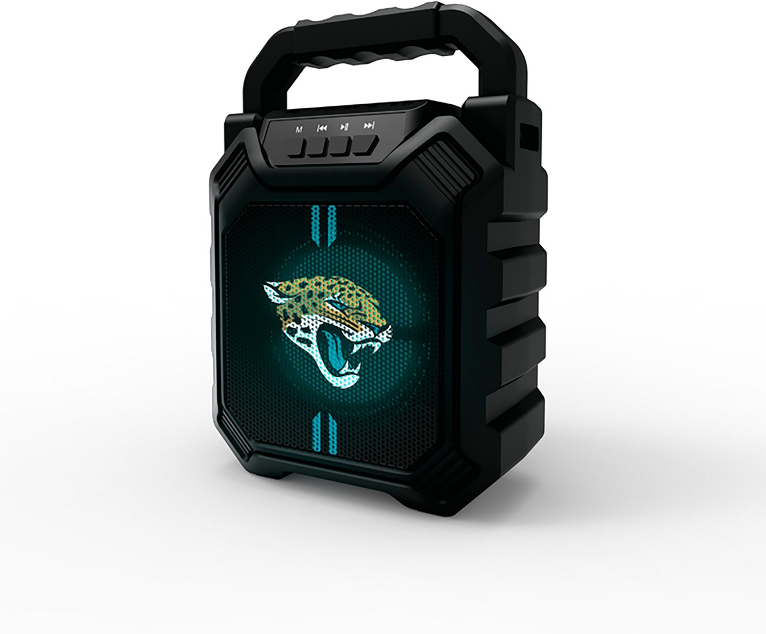 Prime Brands Group Jacksonville Jaguars Shockbox XL V3 LED Colored Wireless Speaker