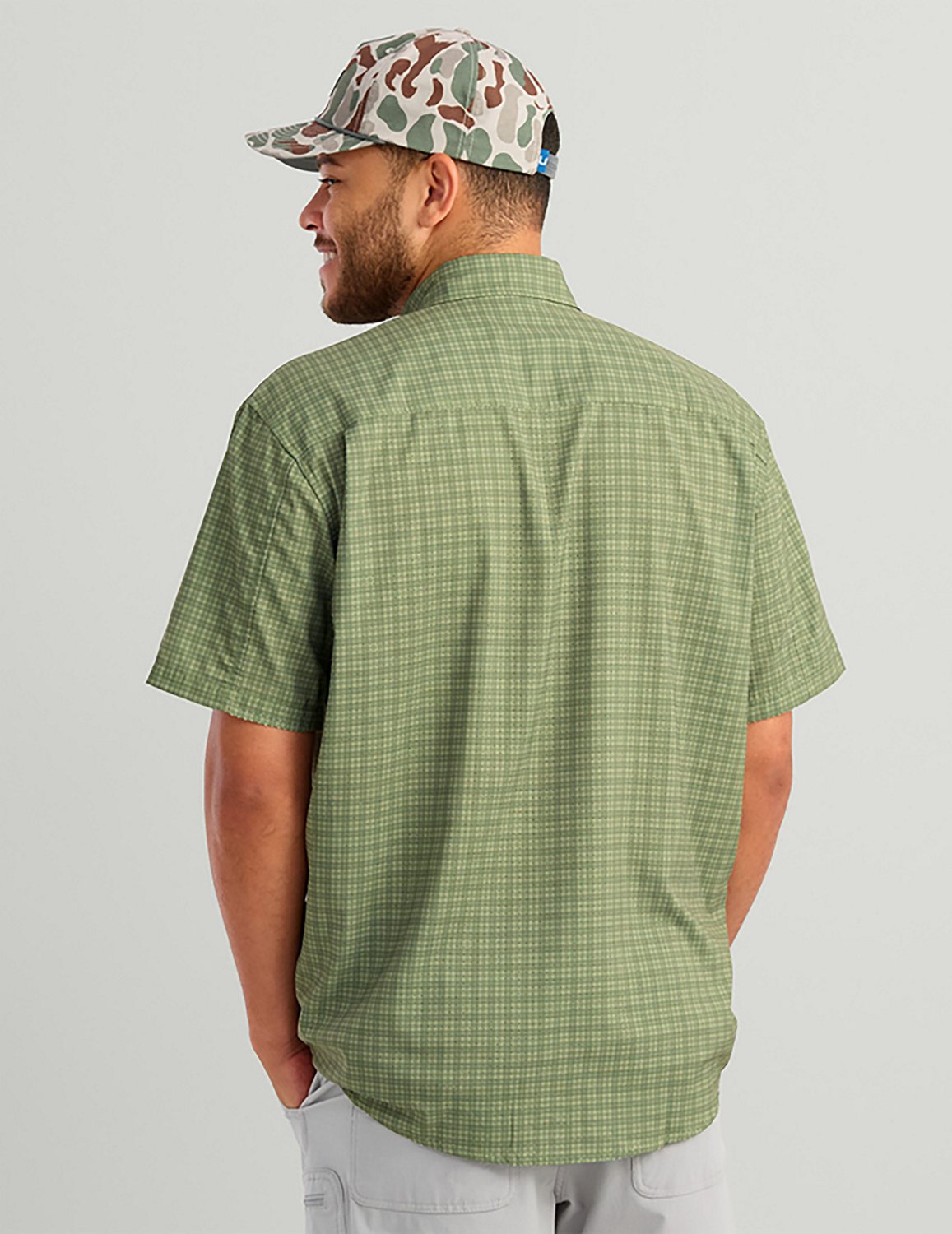 Huk Men's Tide Point Printed Short Sleeve Shirt