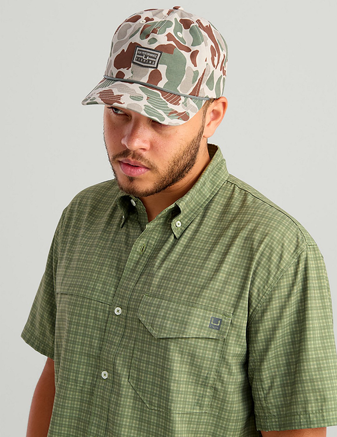 Huk Men's Tide Point Printed Short Sleeve Shirt - view number 3