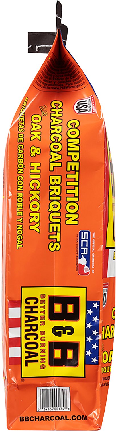 B&B Oak and Hickory 17.6 lb. Charcoal Briquets - view number 5