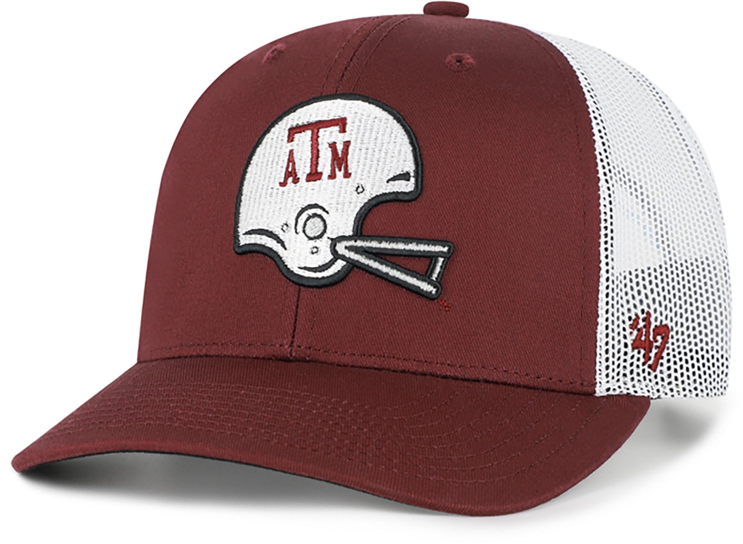 '47 Adults Texas A&M Aggies Vault Helmet Trucker Cap - view number 2