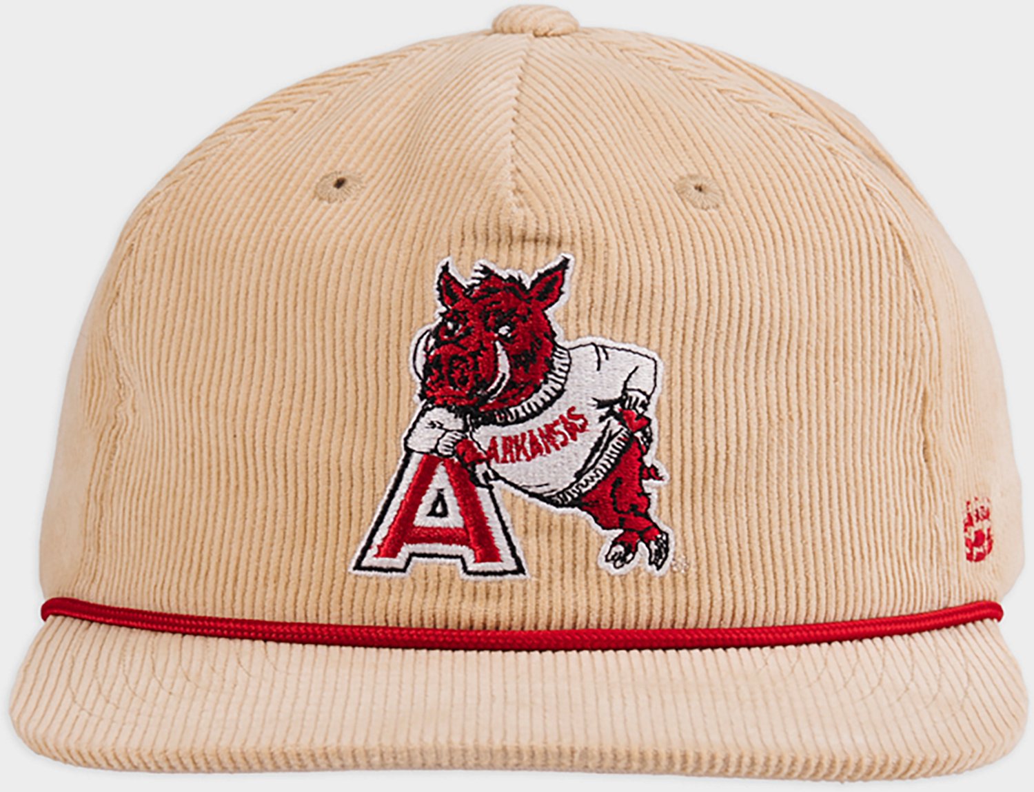 Homefield University of Arkansas Vault Leaning Mascot Rope Unstructured Cap