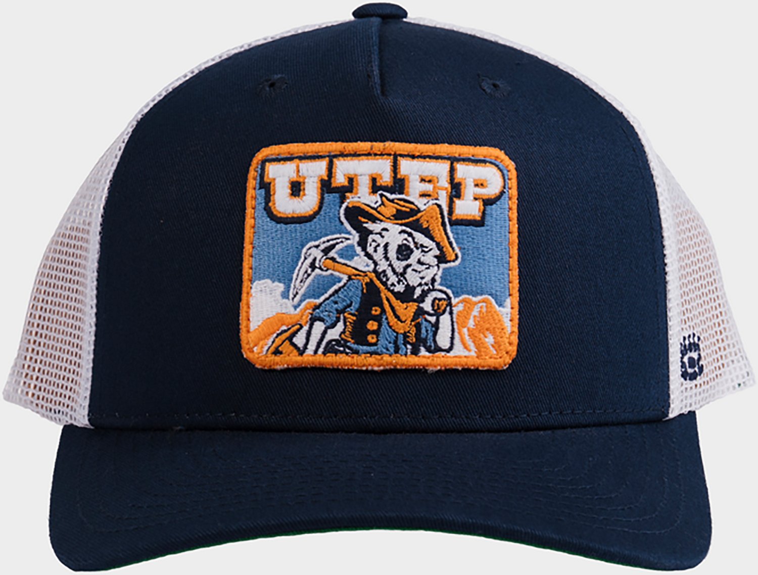 Homefield University of Texas at El Paso Vault Mascot Patch Trucker Cap