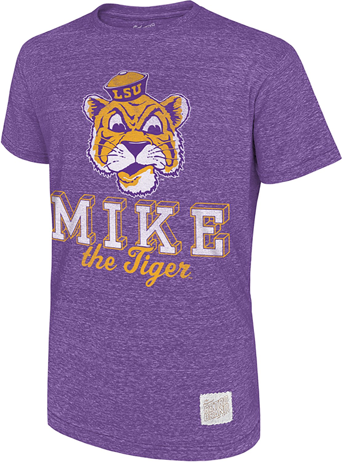 Retro Brand Boys’ Louisiana State University Textured Triblend T-shirt - view number 3