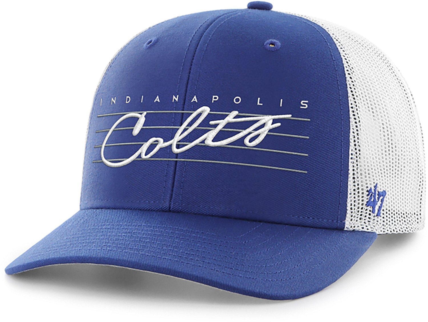 '47 Indianapolis Colts Domestic Downburst Trucker Cap - view number 2